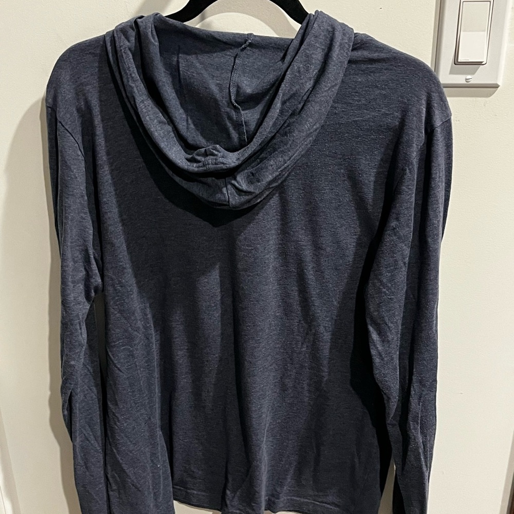 Bella Canvas Blue Jerry Garcia Hand Hoodie T-Shirt - Picture 4 of 4